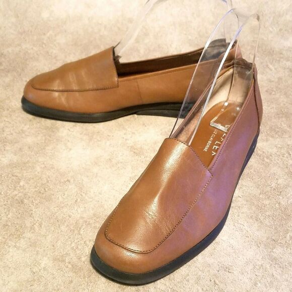 Lizflex by Liz Claiborne Womens Charleston Sz 7 Brown Leather Slip On Loafers - Picture 7 of 9